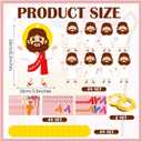 Frienda 48 Set Easter Jesus Loves You Craft Religious Craft Kit Make a Jesus Christian Ornament Stickers Bulk DIY Arts for Fun Easter Party Home Activities Decors