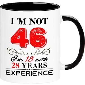1979 46th Birthday Mug for Women Men, Turning 46 Year Old Birthday Gifts for Mom, Dad, Grandma, Grandpa, Wife, Husband, Daughter, Sister, Best Friends, Coworkers, Her, Him, 11oz Coffee Cup