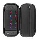 2 x Hard Shell Carrying Case for Switch 2 – Shockproof Travel Storage Bag with 10 Game Card Slots, Wrist Strap & Mesh Pocket, Portable Protective Case for Switch 2 Console (Matte Black)