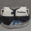 Poseidon Adjustable Water Safety Life Jacket - Classic Unisex Design with Front/Rear Storage Compartments for Multiple Water Activities, Medium-Large, WHITE