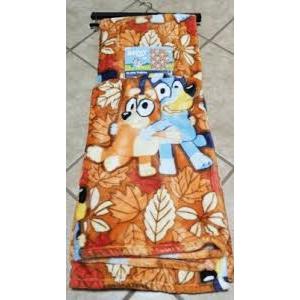 Bluey All Over Hugs Amp Leaves Throw, 50in x 70in