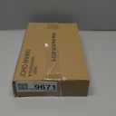 Jumbo Muffin Pan 2 Pack, Nonstick Large Cupcake Pan 6 Cup, Heavy Duty 0.5mm Thick Steel Big Muffin Tins for Baking, 3.5inch Dia, Gold