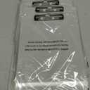 Trade Quest Plastic Clipboard Transparent Color Letter Size Low Profile Clip (Pack of 6) (Clear)