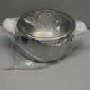 5 Quarts Stock Pot, 18/10 Satinless Steel Stockpot with Lid, 3mm Thickness Heavy Duty Cooking Pot for Pasta, Chili, Stews, Soup Pot for Gas, Electric, Induction, Halogen & Ceramic Cooktops