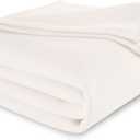 Vellux Queen Size Blanket - All Season Luxury Warm Micro plush Lightweight Thermal Fleece Blankets - Perfect For Couch Bed Sofa - Breathable Bed Blankets Queen Size - Hotel Quality (90x90 Inch, Ivory)