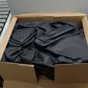 Waterproof Dustproof Shelving Cover for Wire Shelf, 36" W x 24" D x 72" H  Heavy Duty Oxford Fabric with Clear Front & Two-Way Zipper for Pantry, Basement, Utility Room (Black, Cover Only)