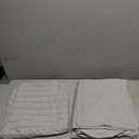 HYMOKEGE Light Grey Full Size Comforter Sets Seersucker 7 Pieces, All Season Luxury Bed in a Bag for Bedroom, Bedding Set with Comforters, Sheets, Pillowcases & Shams