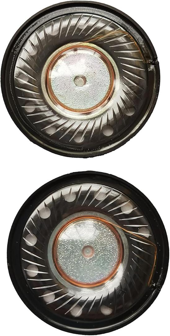 40mm Headphone Speaker Driver 32ohm for Bose QC45 QC2 QC15 QC25 QC35 QC3 AE2 OE2, Studio 2 Studio 3, Solo 2 Solo 3, Kraken 7. 1, Akg K55, Marshall Major 2 Headset Replacement Speaker 1pair