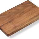 Vesta Homes Single Block Wooden Chopping/Cutting Board for Kitchen Vegetables, Fruits & Cheese | Natural Acacia Wood | Natural Color, 15 x 9 x 1 inches | Handcrafted in India