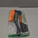 EcoNour 27" Aluminum Ice Scrapers for Car Windshield | Car Snow Scraper Window and Snow Brush with Ergonomic Foam Grip Winter Accessories (Orange)