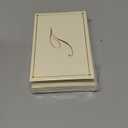 Pipilo Press 24 Pack Ivory Gold Foil Letter Blank Note Cards with Envelopes 4x6, Initial Monogrammed Personalized Stationery Set