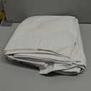 Natural Linen 100% Black Out Curtains 86 Inches Long 2 Panels Set for Bedroom Cream Ivory Pinch Pleated Back Tab Thermal Insulated Energy Efficient Window Curtains Living Room High Ceiling Length