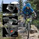 2 Packs Bike Motorcycle Phone Mount,[Ultra Metal] Bike Motorcycle Phone Holder with Security Lock, Bicycle Phone Mount with Soft Cushion & Adjustable Clip Compatible with 4.7''-6.8'' Phone