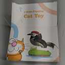 Cat Toys, Flapping Wings Woodpecker, No Flying, Chirping Bird Interactive Catnip Toy for Kitten or Small Dogs, Touch Activated, Rechargeable, 3 Modes