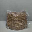 28in Christmas Tree Collar - Woven Hyacinth Tree Collars for Artificial Trees - Rattan Rustic Farmhouse Basket for Tree Base Cover with Cord Cut-Out for 6ft 7.5ft Tree (Brown)