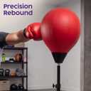 Punching Bag with Stand for Adults and Teens, Adjustable Boxing Bag with Permium Gloves, Freestanding Reflex Bag Training Equipment for Home Workout Fitness
