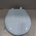 Bemis Classic Colors Slow Close Toilet Seat, Easy Clean Hinges and Durable Plastic Seat, Made in USA, Round, Dresden Blue