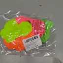 4pcs 80s Neon Hair Scrunchies - Elastic Hair Bands and Ponytail Holders Scrunchie, Hair Accessories for 80s Party Outfits and Workout Costumes