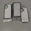 Weewooday 6 Pieces Sublimation Phone Case Blank Covers Compatible with iPhone 17 Customize Custom DIY Printable Picture Anti-Slip Shockproof Heat Press Rubber Protective DIY Phone Covers