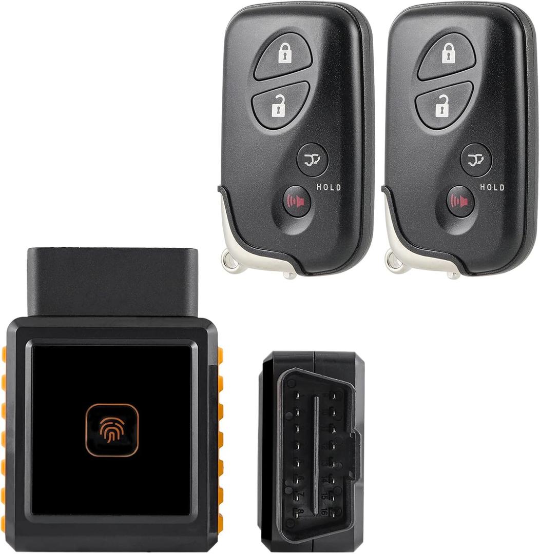 2Pcs DIY Smart Key Fob Replacement Kit for 2010-2015 Lexus RX350 RX450h GX460 08-13 Lexus LX570 11-16 Lexus CT200h Keyless Entry Remote Control 271451-5290 GNE