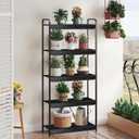 24" x 12" Heavy Duty MDF Wood Shelf Liners 4 Pcs, Odor-Free Solid Panels, 0.6 Inch Thick Wire Rack Covers for Pantry, Closet & Garage Storage (Black)