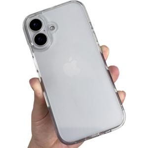 Matte Clear Case for iPhone 16 Case [Not Compatible with MagSafe] [Camera Control Cover] [Shockproof] Slim & Non-Slip Protective Frost Matte Phone Cover for iPhone16 6.1"
