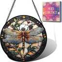 Dragonfly Acrylic Suncatcher Sun Catchers Indoor Window Gifts for Mom 6.3"