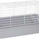 Prevue Pet Products Carina Animal Tubby - Small Animal Cage for Guinea Pigs, Dwarf Rabbits, Indoor and Outdoor Use, Lightweight, Travel Friendly Enclosure - Small, Gray