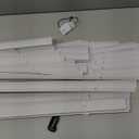 Cordless Light Filtering Mini Blind - 36 Inch Width, 64 Inch Length, 1" Slat Size - Pearl White - Cordless GII Morningstar Horizontal Windows Blinds for Interior by Achim Home Decor