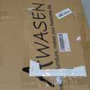 AWASEN Side Table, Small End Accent Table for Living Room Bedroom Office Small Spaces, Modern White Side Table Nightstand with Solid Wood, Easy Assembly, (White)