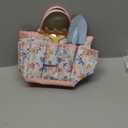 Gardening Set, Tool Kit, for Kids, STEM, Includes Tote Bag, Spade, Watering Can, Rake, Fork, Trowel and Gloves (Petal)