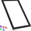 Upgraded WR24X23008 Refrigerator Door Gasket Compatible with GE Refrigerator Door Seal Replacement 4468291 AP6033377 PS11763935 EAP11763935 Fridge Door Seal Fresh Door Gasket Black GTE18IGHERBB Seal