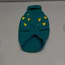 Kuoser Dog Sweater,Soft Small Dog Sweaters Thermal Cable Knit Puppy Sweater, Turtleneck Thick Christmas Pet Sweaters, Cold Weater Doggie Winter Clothes Dogs Outfit Girl Boy for Fall Xmas,Green S