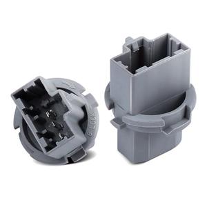 Lyxheth 2PCS Rear Tail Light Brake Lamp Socket, Brake Light Socket, 33515S50003 Turn Signal Lights Wire Harness Plug Holder, Car Accessory Tail Light Lamp Socket Replacement for Honda Civic Accord CL