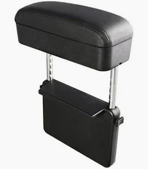 Car Armrest Storage Box, Car Seat Gap Filler Organizer, Car Organizers and Storage, Arm Rest for Car, Forearm Wrist Support Adjustable Armrest for Most Car Models (Black)