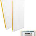 LBG Products Window Air Conditioner Foam Insulation Panels, AC Side Insulating Panel Kit, 2 Pack,White Beige, 17in High x 9in Wide x 7/8in Thick