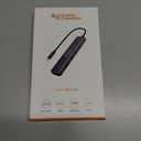 USB C Hub Multiport Adapter, CableCreation 7-in-1 USB C HDMI Hub with 4K 30Hz HDMI, 100W PD, 3 USB 3.0 5Gbps Data Ports, SD/TF Cards Reader for MacBook Pro/Air, iPad Pro, Pixelbook, XPS