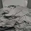 BAMPURE Luxury Series 6 Pcs King Sheet Set - 100% Viscose derived from Bamboo Sheets King Size - (Light Gray)