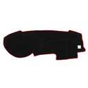 VekAuto Car Dashboard Cover Compatible for Nissan Sentra 2008-2011, Protective Polyester Red Center Console Interior Trim Dash Cover Mat Pad