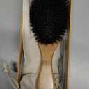 Belula 100% Boar Bristle Hair Brush Set (Medium). Soft Natural Bristles for Thin and Fine Hair. Restore Shine And Texture. Wooden Comb, Travel Bag and Spa Headband Included!