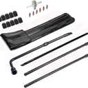 Dr.Roc Replacement for Spare Tire Tool Kit with Spare Tire Jack Handle Wheel Lug Wrench 2008 to 2016 Ford F-250 Super Duty F-350 Super Duty F-450 Super Duty F-550 Super Duty, Black, DRS24408