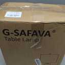 G-SAFAVA 20.25'' Ceramic Table Lamps Set of 2 Small Farmhouse Bedside lamp Creamy White Modern Nightstand End Table Lamps for Living Room Bedroom Study Office