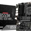 MSI B550M PRO-VDH WiFi ProSeries Motherboard (AMD Ryzen 5000, AM4, DDR4, PCIe 4.0, SATA 6Gb/s, M.2, USB 3.2 Gen 1, Wi-Fi, Bluetooth, D-SUB/HDMI/DP, Micro-ATX)