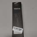 4-pieces Travel Set with Case Portable Silverware Utensils Set for work, Stainless Steel Reusable Flatware Set Cutlery Set for Camping Picnic Hiking Office (6.7inch, Matte Black)