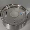 KittySpout Stainless Steel Cat Water Fountain Automatic Drinking Fountain, Quiet Circulating Water Bowl, Dishwasher Safe, Indoor Pet Fountain for Hydrated Healthy Cats (Stainless Steel, 4L Corded)