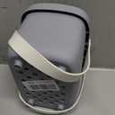 JiatuA Plastic Storage Basket with Handle Portable Shower Caddy Tote Organizer Basket Bin for Bathroom Kitchen Dorm Room Bedroom, Small Grey