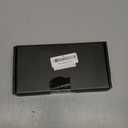 Car Front Bumper Tow Hook, European Thread Specifications Screw-on Racing Style Trailer Pull Ring, Rust-proof Heavy-duty Forged Auto Trailer Ring Eye Tow Hook Ki for Most Cars (Black) (1 PC)