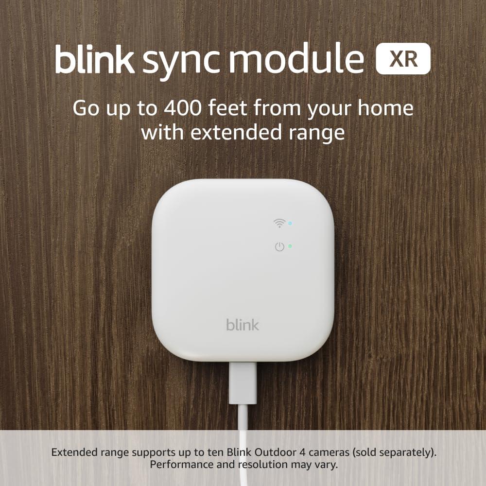 Blink Sync Module XR (newest model) System hub for all Blink devices, go up to 400 feet from your home with extended range for Outdoor 4
