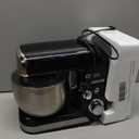 Kitchen in the box Stand Mixer,3.2Qt Small Electric Food Mixer,6 Speeds Portable Lightweight Kitchen Mixer for Daily Use with Egg Whisk,Dough Hook,Flat Beater (Black)