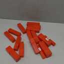 Meichoon Forstner Drill Bit Set 15-35mm 16 Pcs, Carbide Forstner Bits High Speed Steel Wood Tool Punching Bit Wood Slabs Flat Wing Drilling Hole Hinge Cemented Carbide Drilling Counterbore DC01